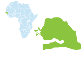Dakar Senegal location map.