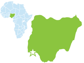 Lagos, Nigeria location map.